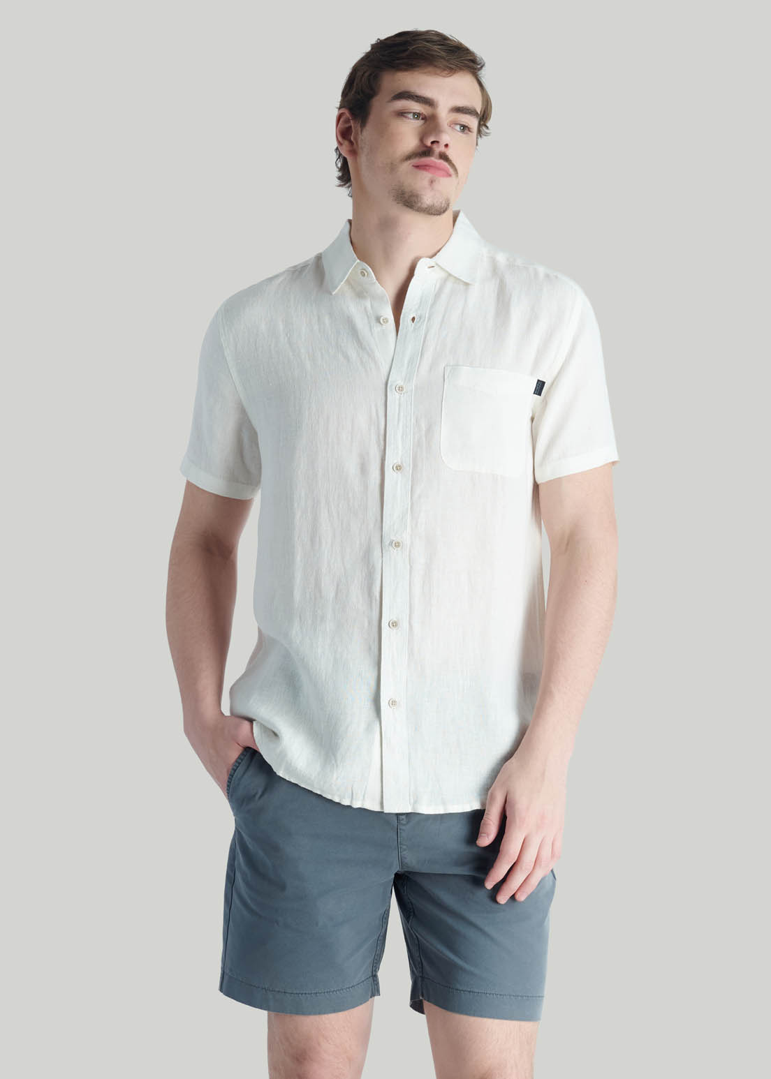 CAMISA TARO CASUAL WHITE - 1
