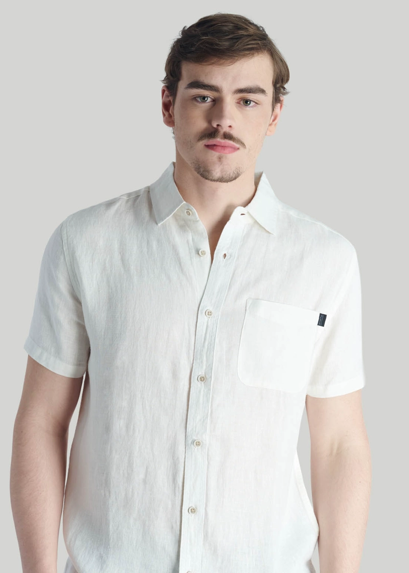 CAMISA TARO CASUAL WHITE - 3