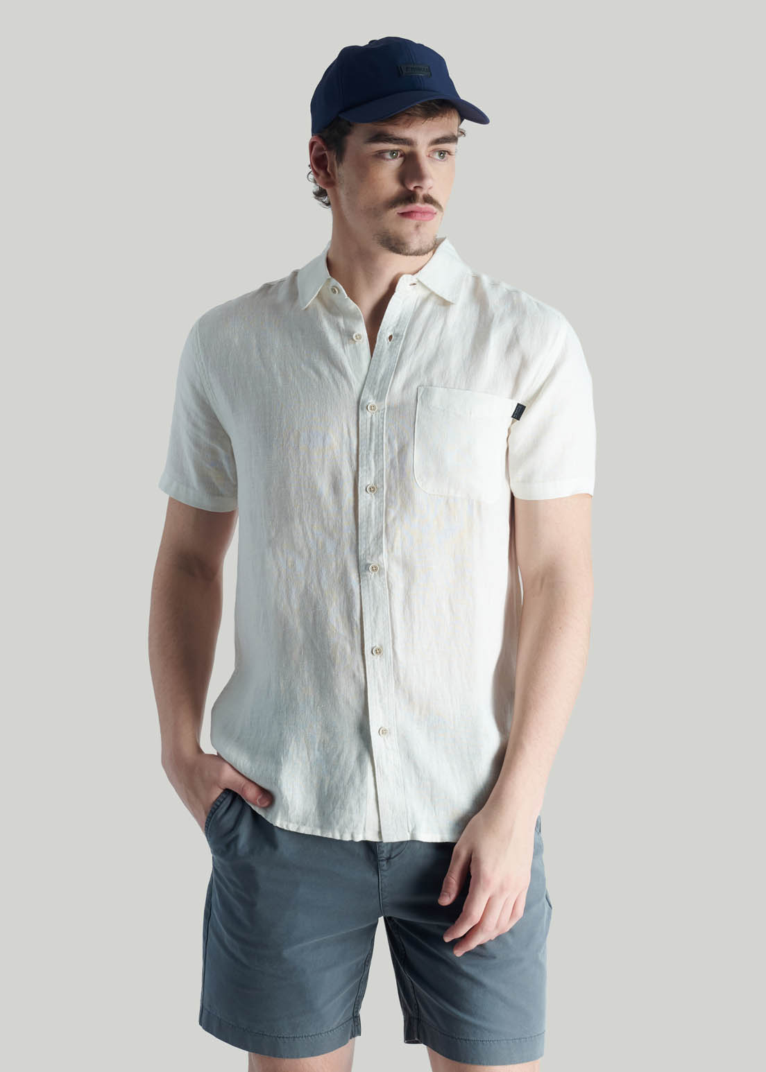 CAMISA TARO CASUAL WHITE - 5