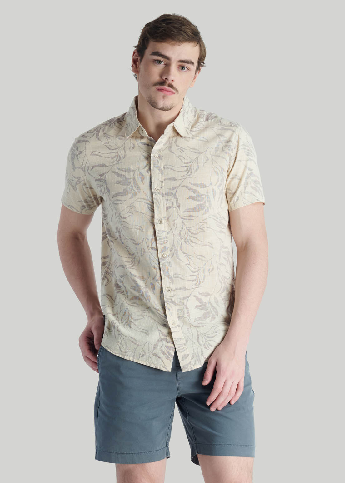 CAMISA PARINACOTA CASUAL BURGUNDY - 1