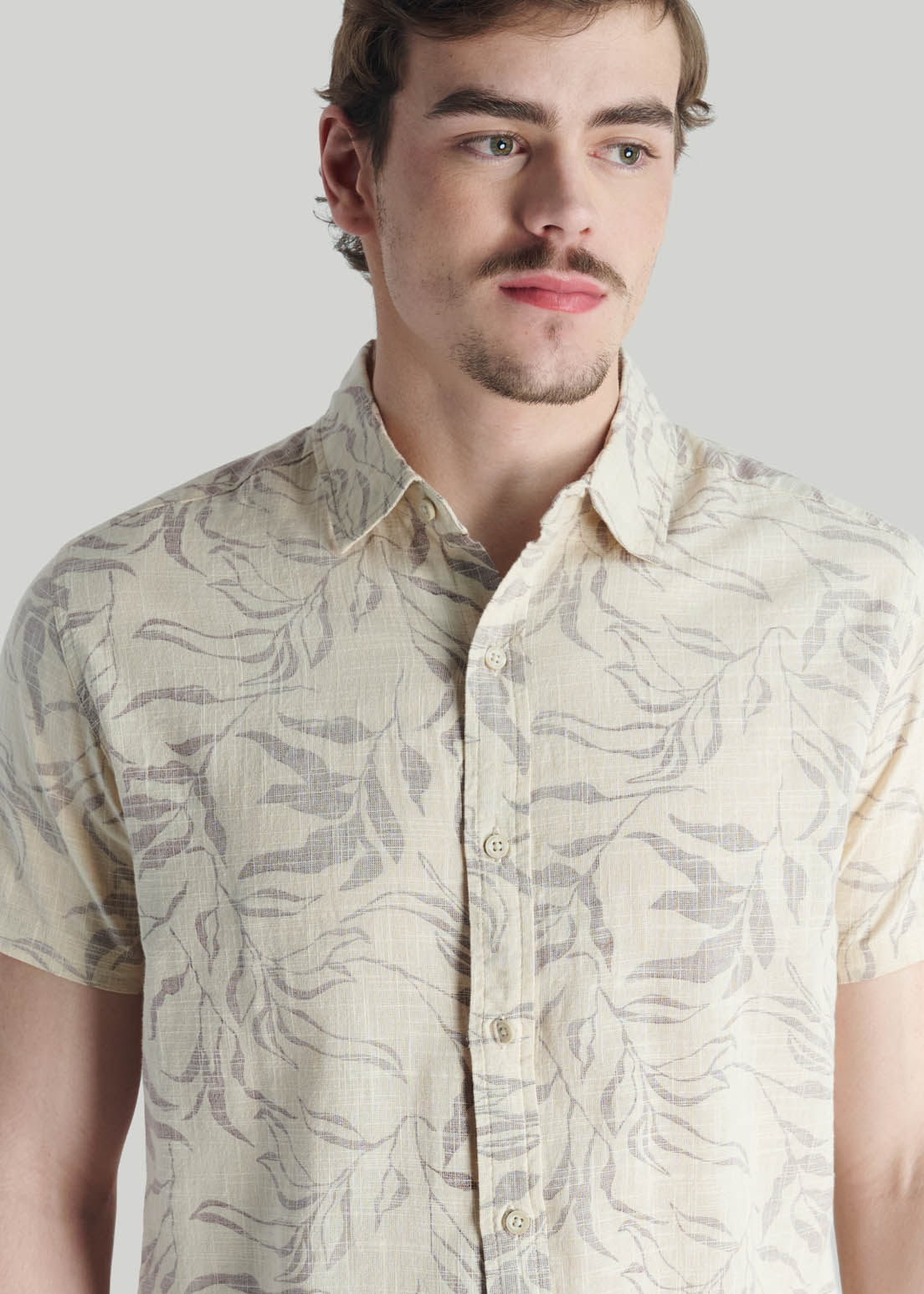 CAMISA PARINACOTA CASUAL BURGUNDY - 3
