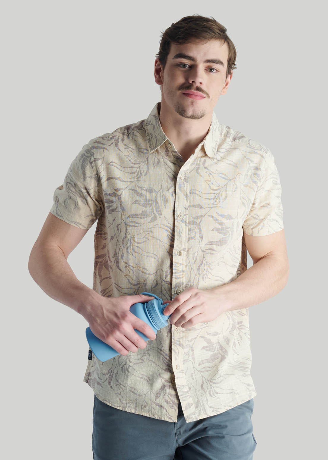 CAMISA PARINACOTA CASUAL BURGUNDY - 5