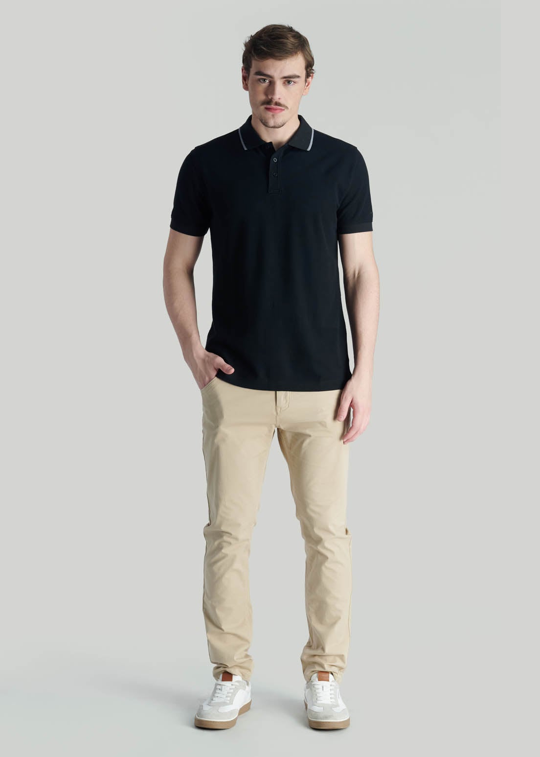 POLERA PEUMO CASUAL BLACK - 2