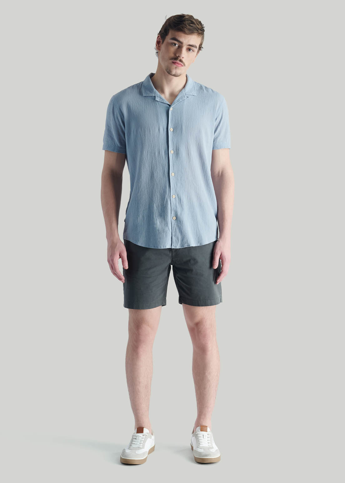 CAMISA CHENA NT LT BLUE - 2