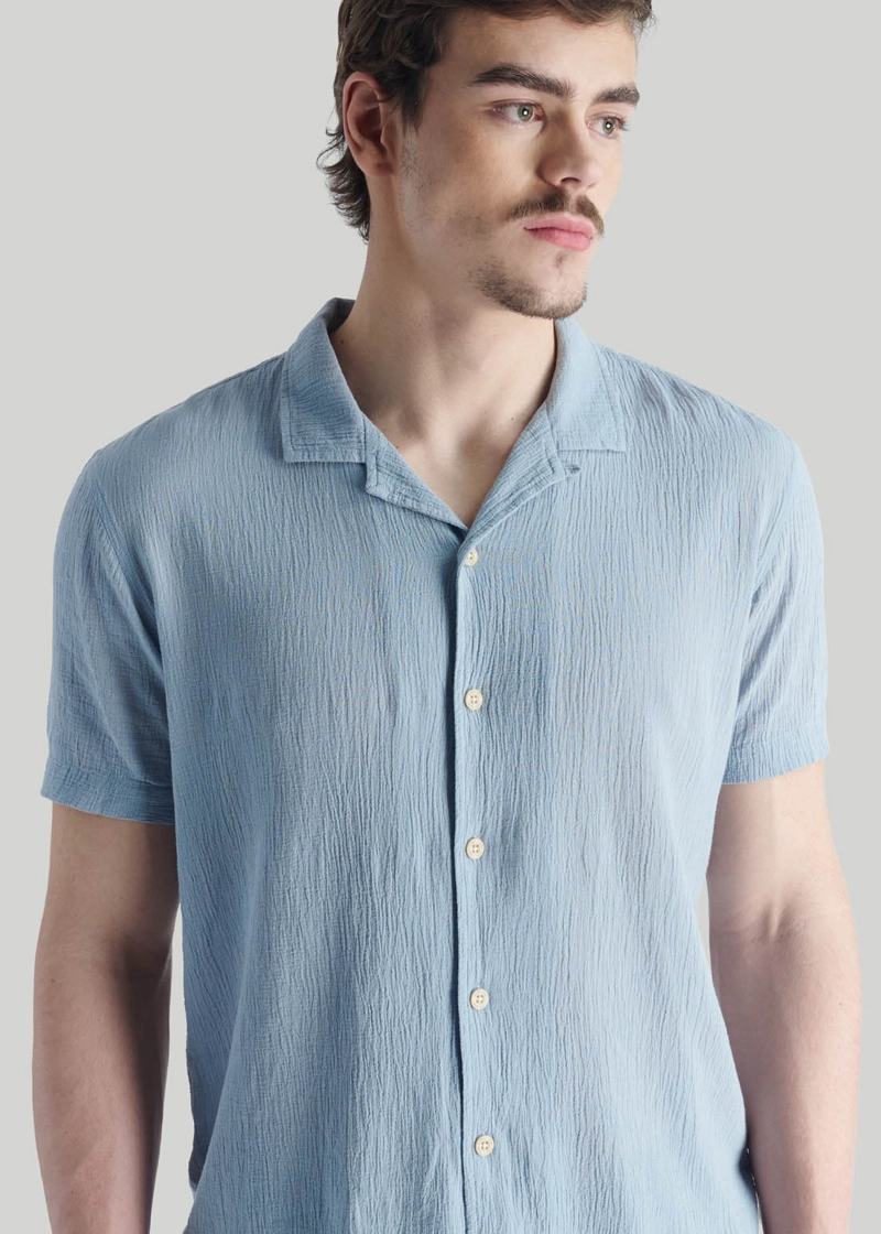 CAMISA CHENA NT LT BLUE - 3