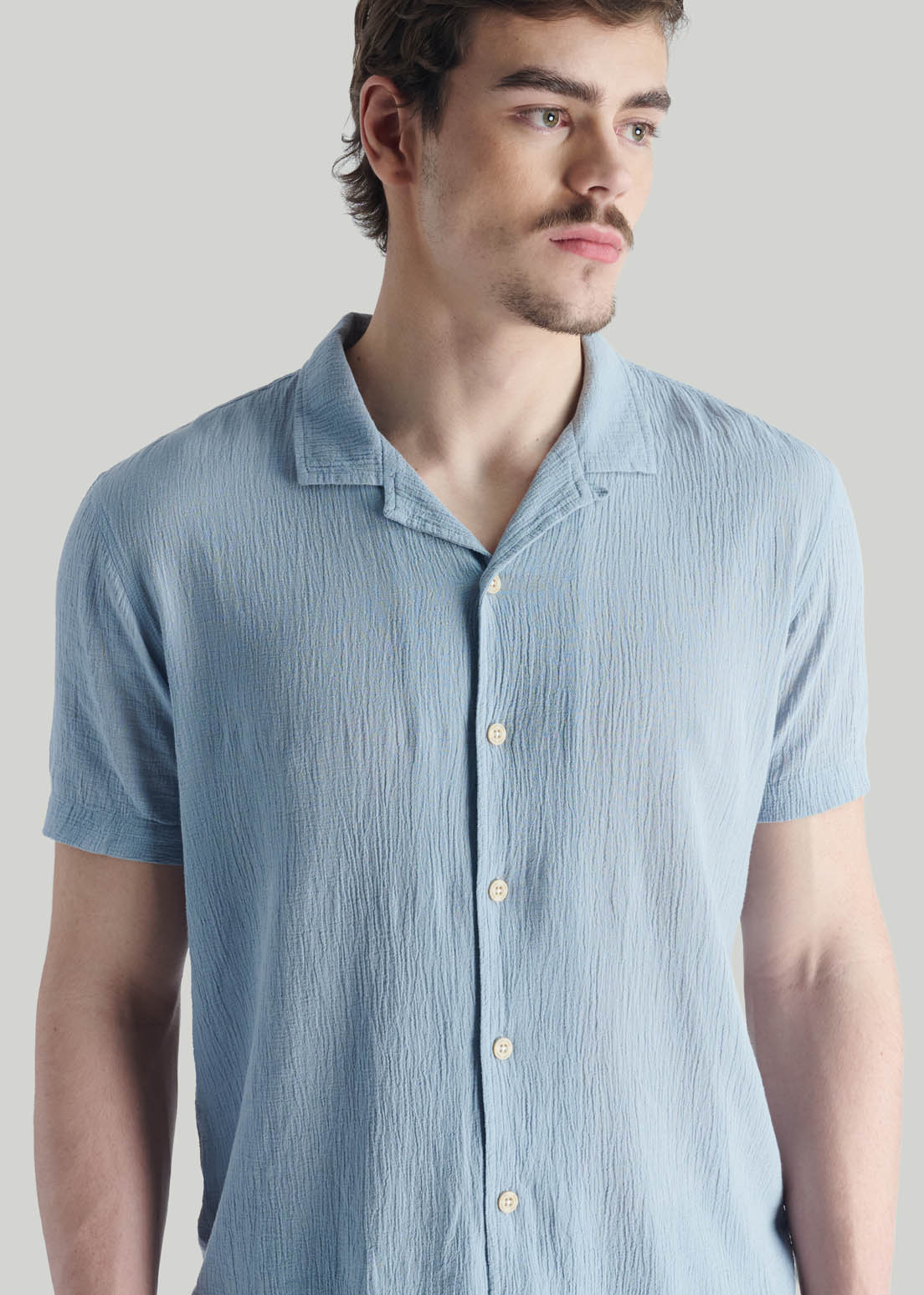 CAMISA CHENA NT LT BLUE - 3