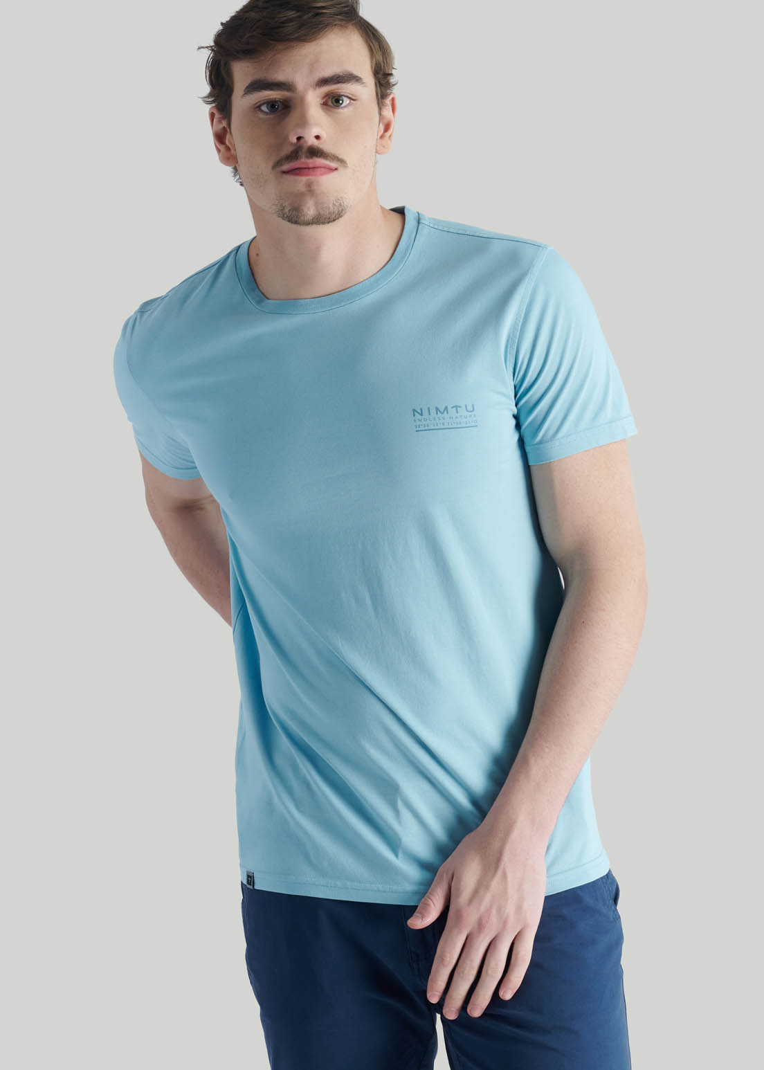 POLERA GEO 3 NT LT BLUE - 5