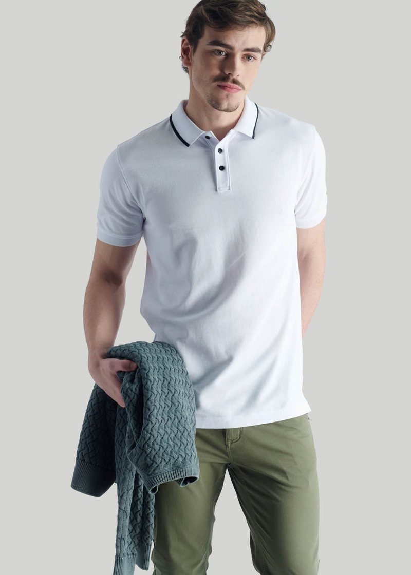 POLERA PEUMO CASUAL WHITE - 5