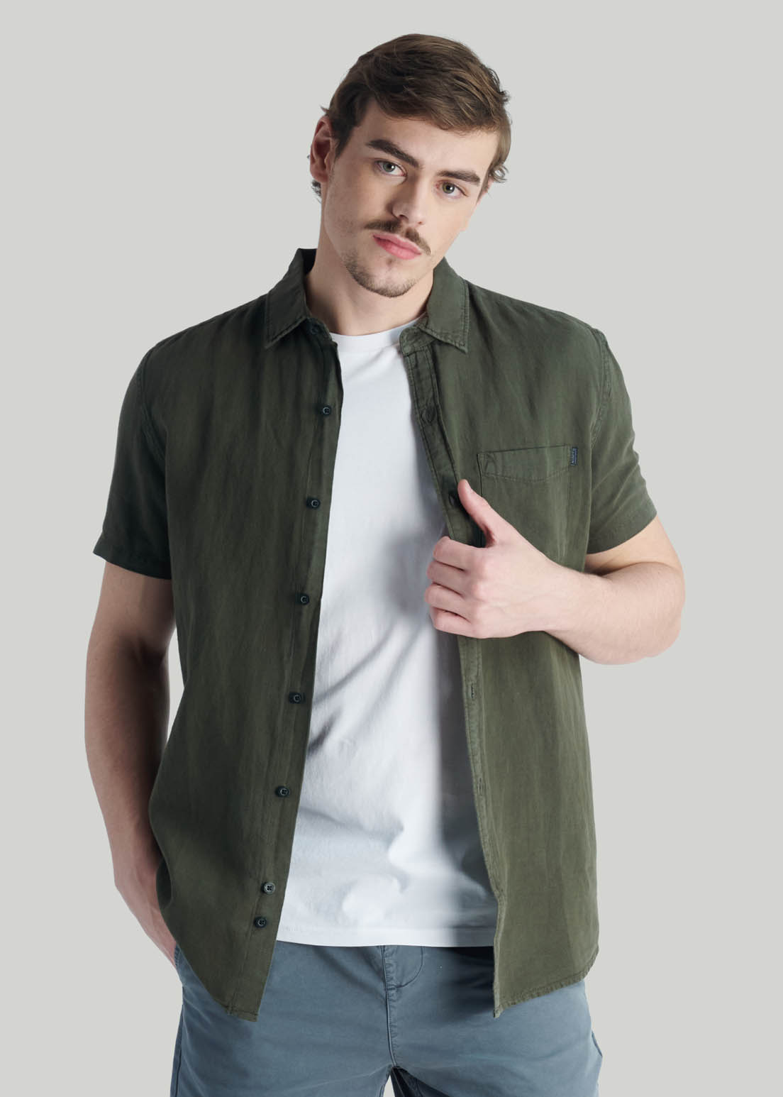 CAMISA ALGARROBO CHARCOAL - 1