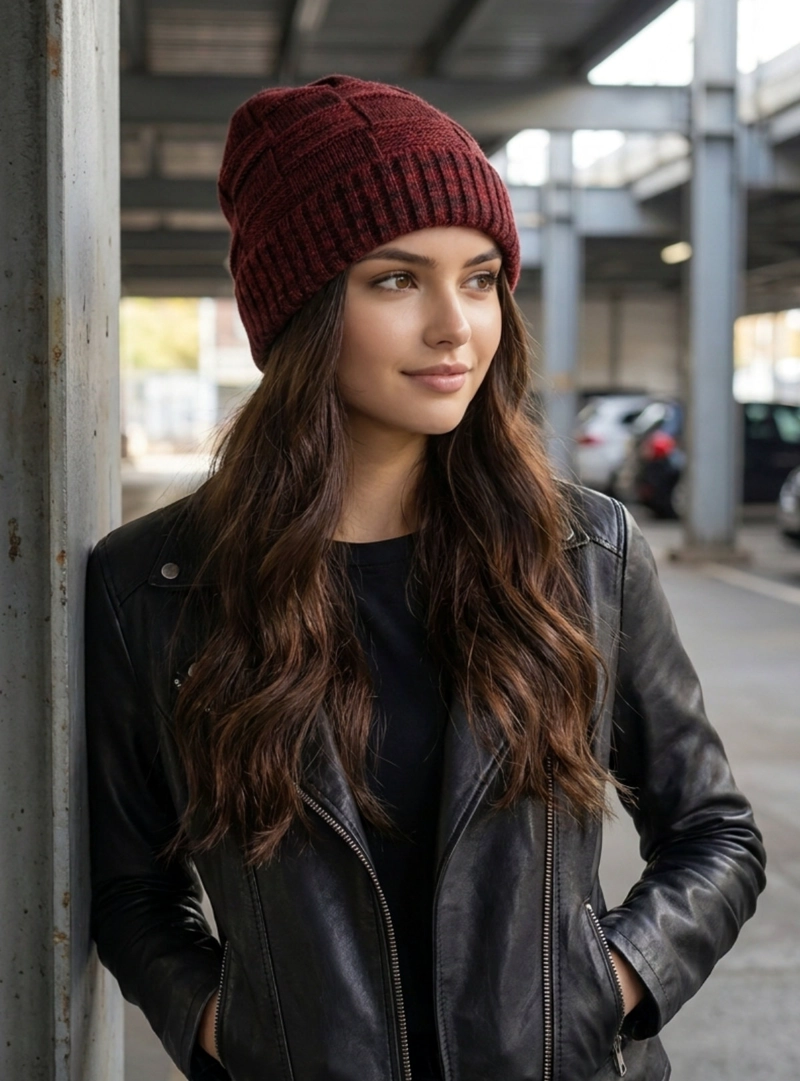 GORRO DE INVIERNO YMOSS ROJO HOMBRE MUJER NORM - 2