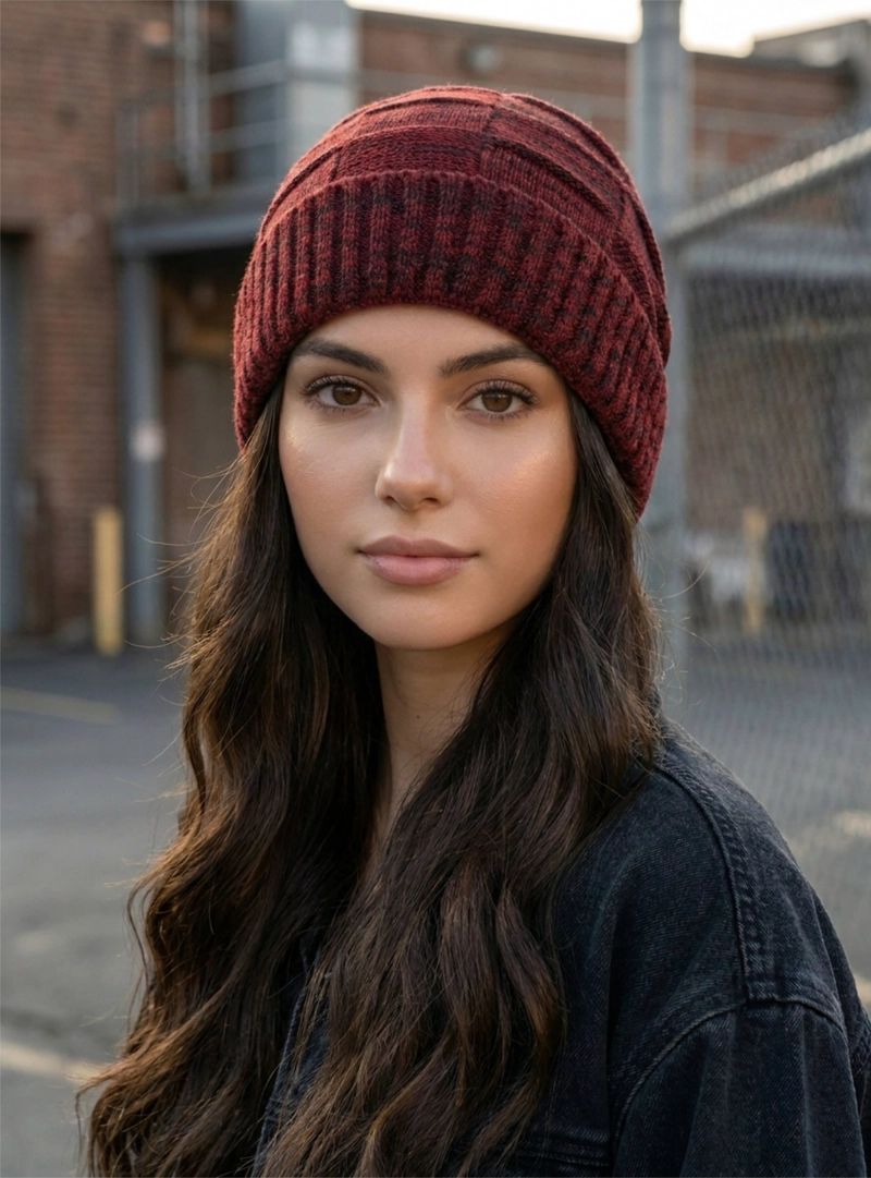 GORRO DE INVIERNO YMOSS ROJO HOMBRE MUJER NORM - 4