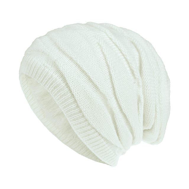 GORRO DE INVIERNO YMOSS BLANCO HOMBRE MUJER NORM - 1