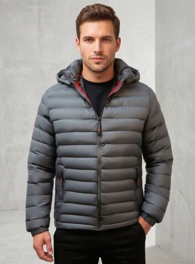 CHAQUETA PARKA HOMBRE TERMICA IMPERMEABLE COLOBO ESTANDAR VERDE - 1