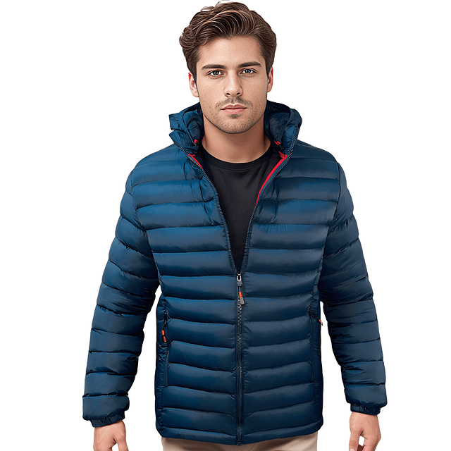 CHAQUETA PARKA HOMBRE TERMICA IMPERMEABLE COLOBO ESTANDAR VERDE - 1