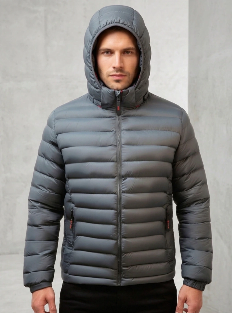 CHAQUETA PARKA HOMBRE TERMICA IMPERMEABLE COLOBO ESTANDAR VERDE - 2