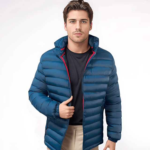 CHAQUETA PARKA HOMBRE TERMICA IMPERMEABLE COLOBO ESTANDAR VERDE - 2