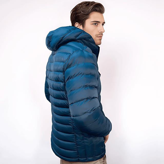 CHAQUETA PARKA HOMBRE TERMICA IMPERMEABLE COLOBO ESTANDAR VERDE - 3