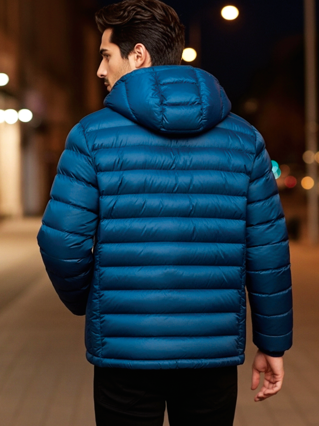 CHAQUETA PARKA HOMBRE TERMICA IMPERMEABLE COLOBO ESTANDAR VERDE - 3