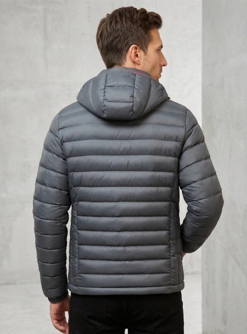 CHAQUETA PARKA HOMBRE TERMICA IMPERMEABLE COLOBO ESTANDAR VERDE - 4