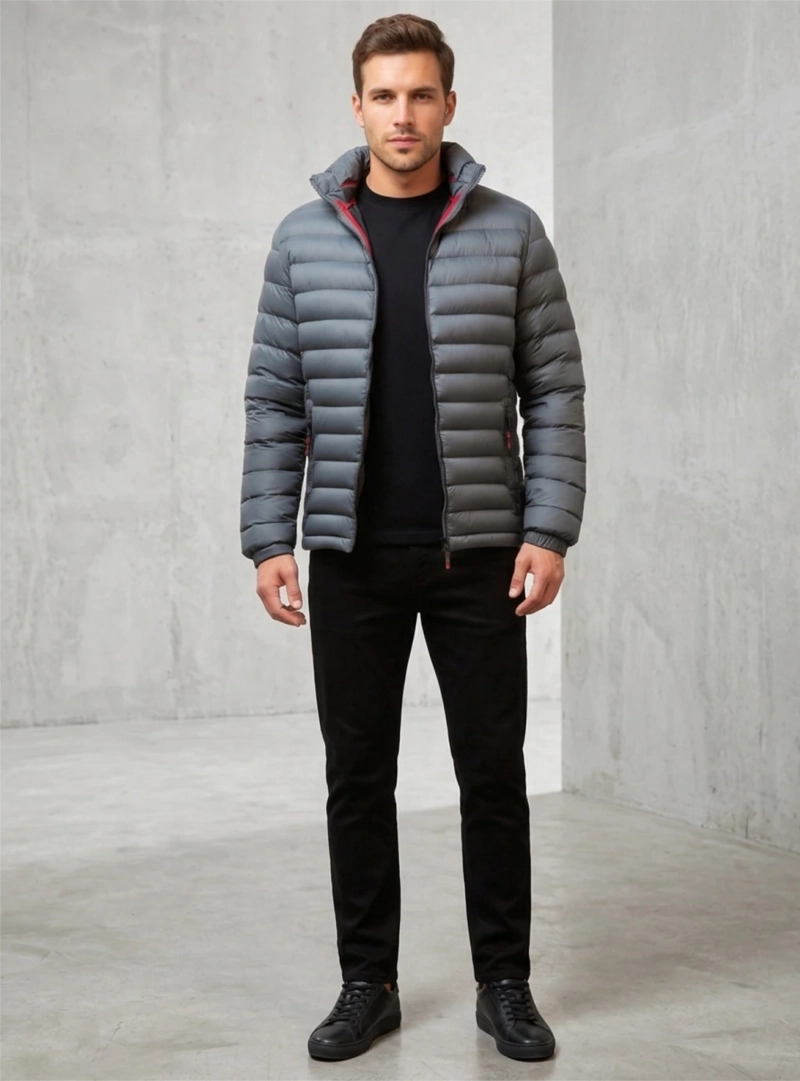 CHAQUETA PARKA HOMBRE TERMICA IMPERMEABLE COLOBO ESTANDAR VERDE - 6
