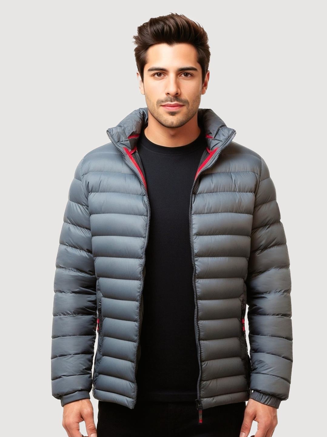 CHAQUETA PARKA HOMBRE TERMICA IMPERMEABLE COLOBO ESTANDAR EN COLOR NEGRO - 2