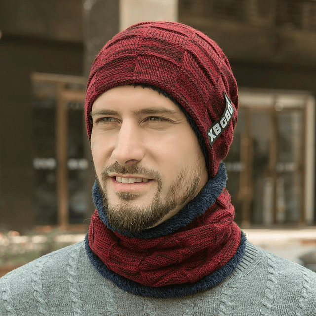 GORRO DE INVIERNO YMOSS ROJO HOMBRE MUJER XBGBOY - 2