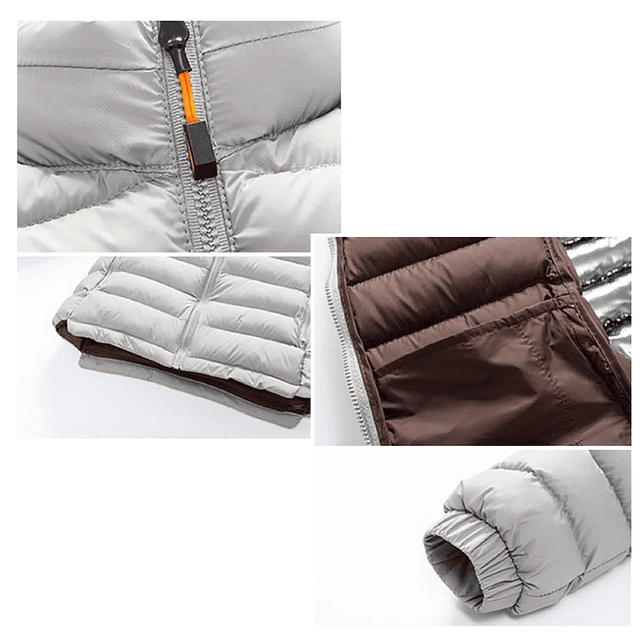 CHAQUETA PARKA HOMBRE MUJER IMPERMEABLE COLOBO LUMINIC GRIS - 5