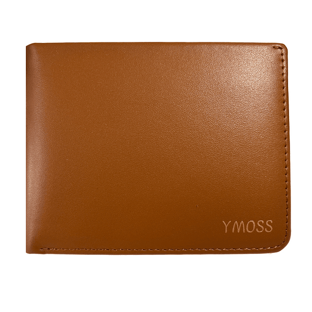 BILLETERA HOMBRE CUERO NATURAL RFID LOPA CAMEL - 1
