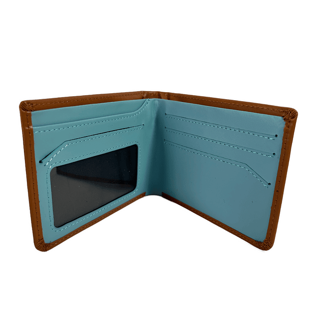 BILLETERA HOMBRE CUERO NATURAL RFID LOPA CAMEL - 2