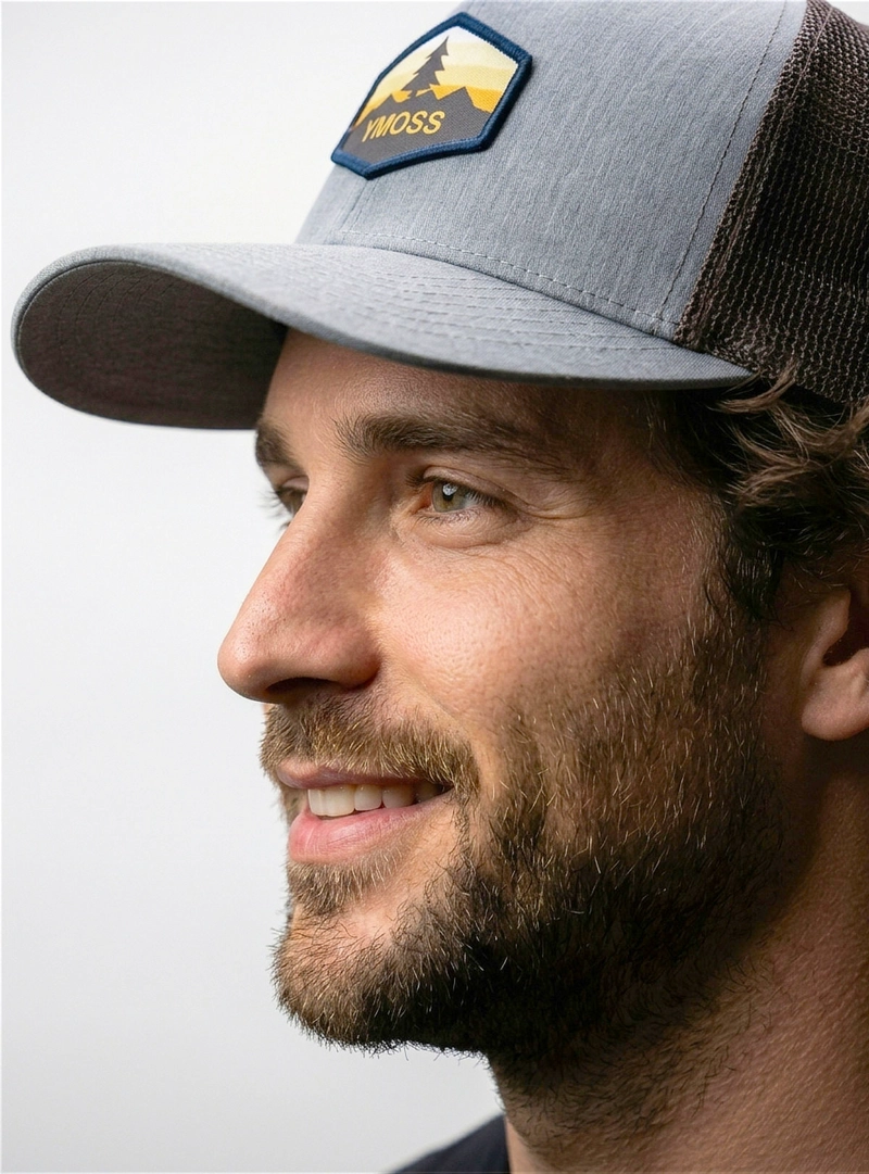 GORRO YMOSS AMANECER GRIS JOCKEY UNISEX HOMBRE MUJER - 4