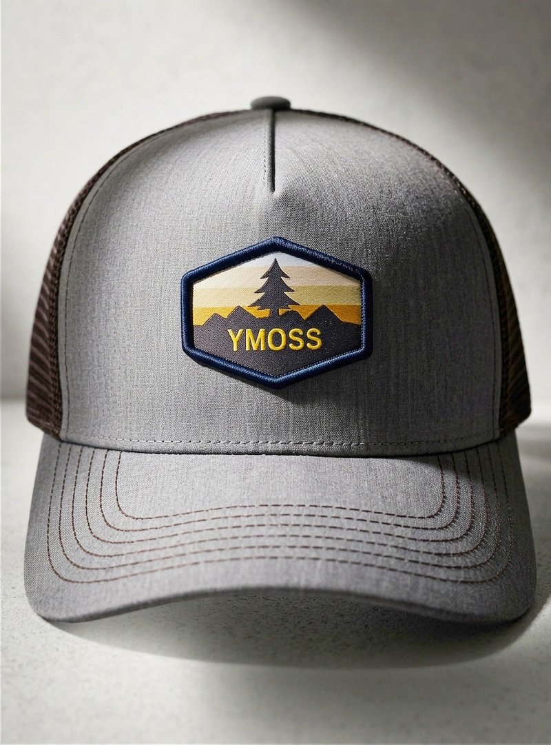 GORRO YMOSS AMANECER GRIS JOCKEY UNISEX HOMBRE MUJER - 6