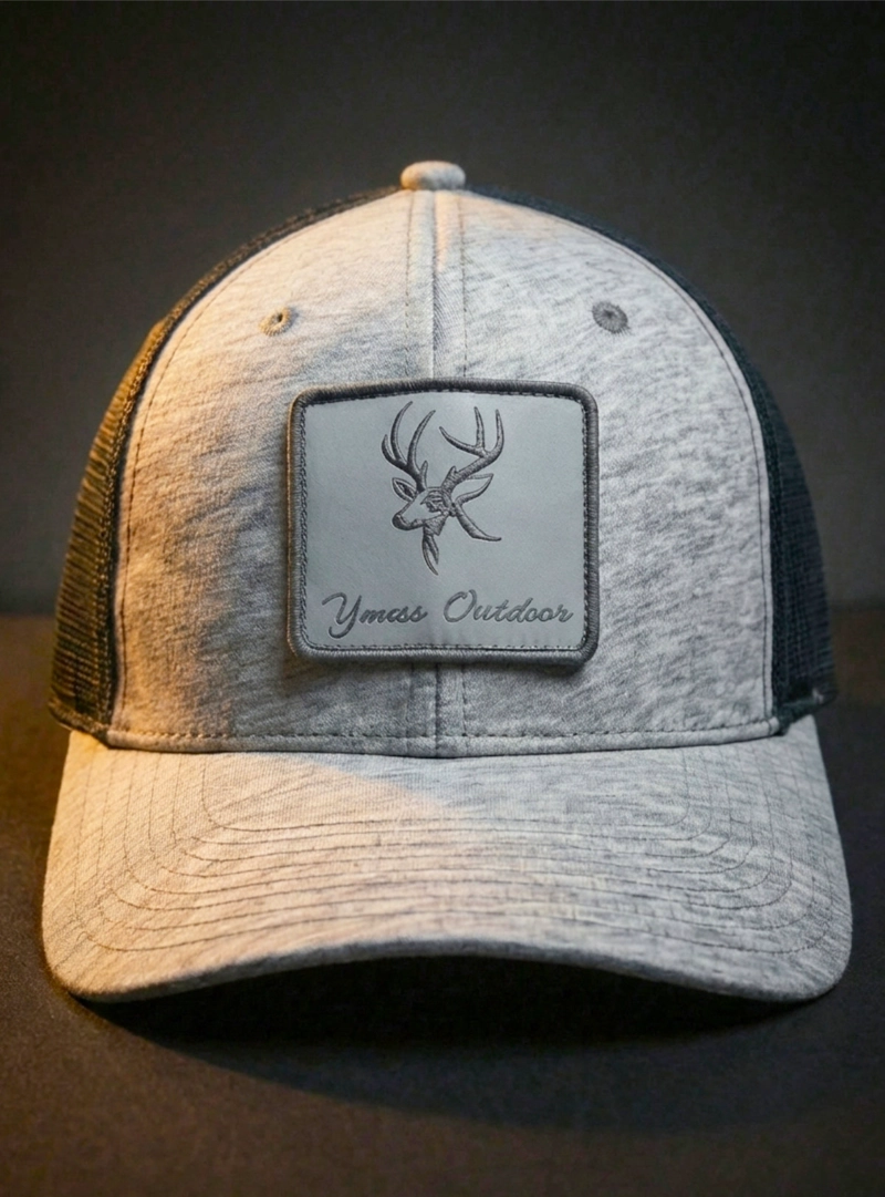 GORRO YMOSS GRIS JOCKEY UNISEX HOMBRE MUJER VENADO OUTDOOR - 5
