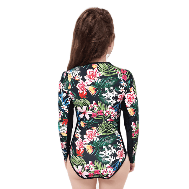 TRAJE DE BAÑO COMPLETO UNA PIEZA ACQUA FLORAL - 3