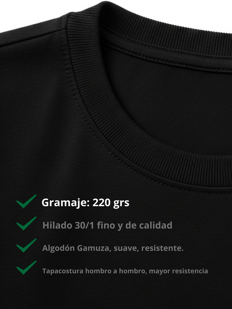 POLERA HOMBRE 100% ALGODON COLOBO MANGA CORTA - 4