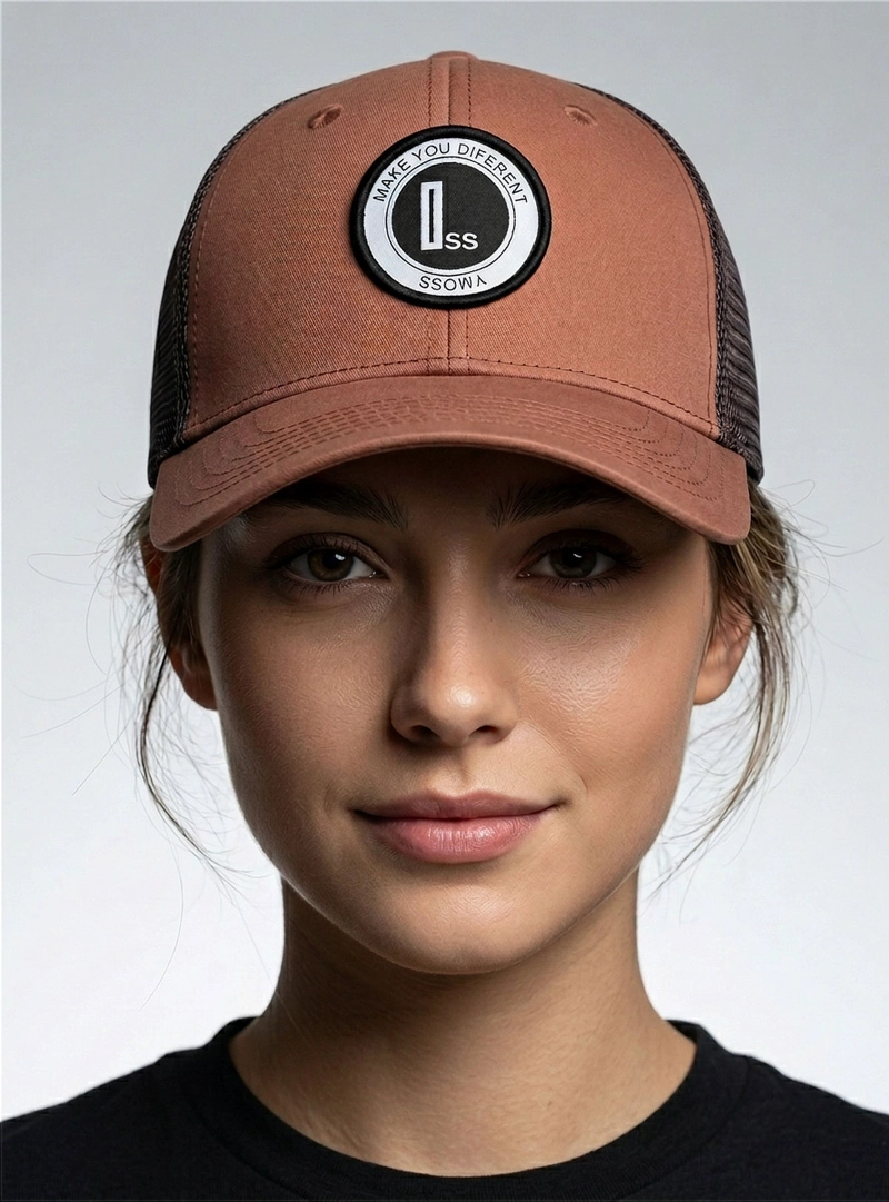 JOCKEY HOMBRE MUJER GORROS TRUCKER LADRILLO - 1