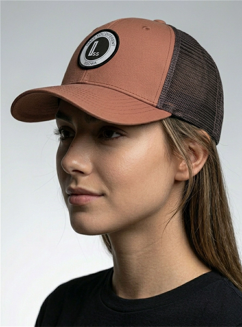 JOCKEY HOMBRE MUJER GORROS TRUCKER LADRILLO - 2