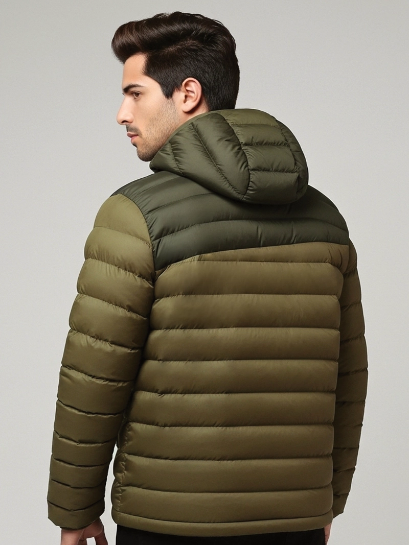 CHAQUETA PARKA HOMBRE TERMICA IMPERMEABLE COLOBO CON CAPUCHA SUPERIOR ARENA - 4