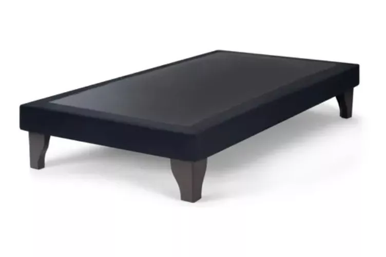 BASE EUROPEA BC-15P-ML CAMA FELPA 1.5 PLAZAS MADERA NEGRO 105 X 200 CM - 1