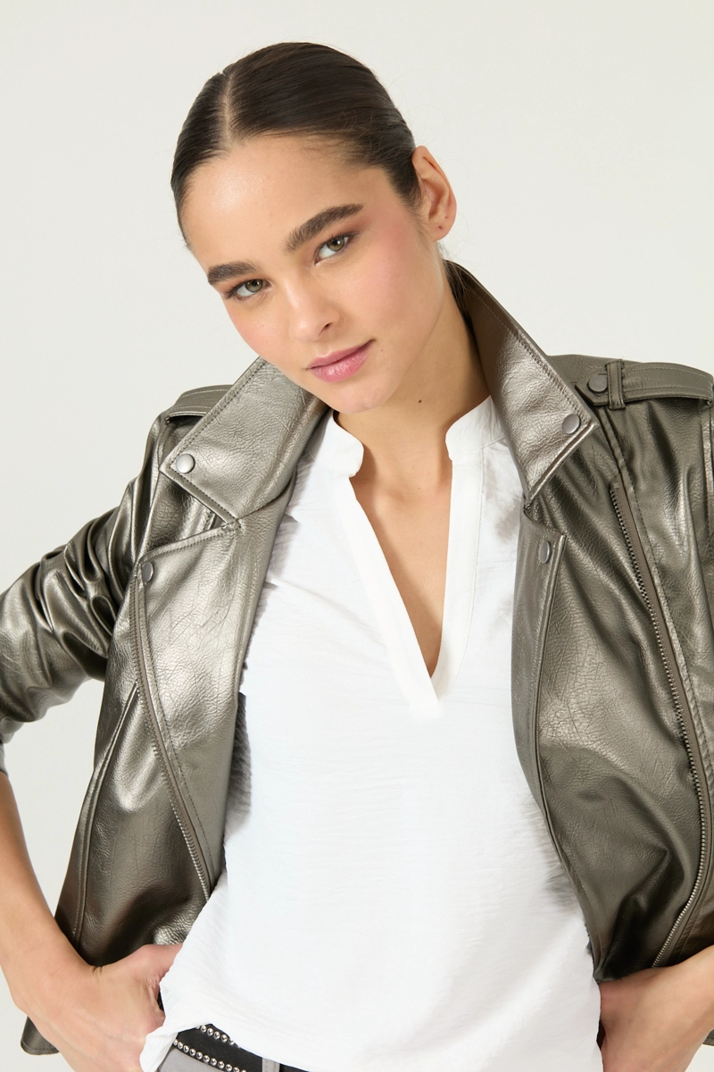 CHAQUETA GRIS COD 1513615 - 1