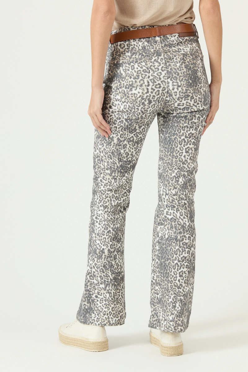 JEANS WIDE LEG ANIMAL PRINT ARENA COD 2400985 - 3