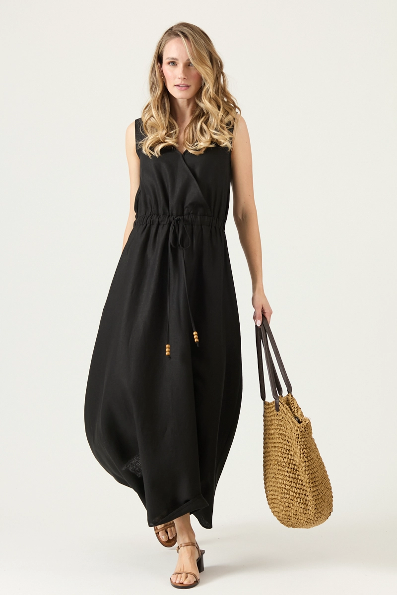 VESTIDO NEGRO COD 4005285 - 1
