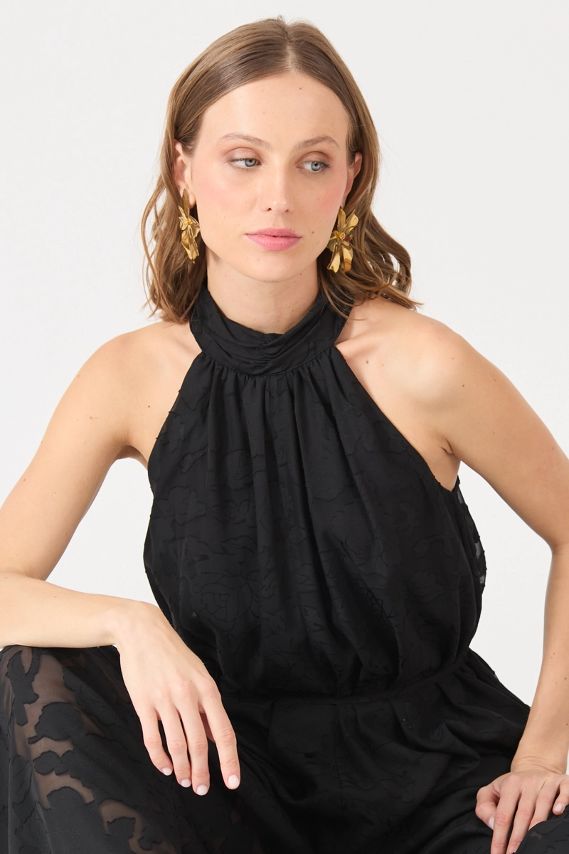 ENTERITO JACQUARD NEGRO COD 0702176 - 1