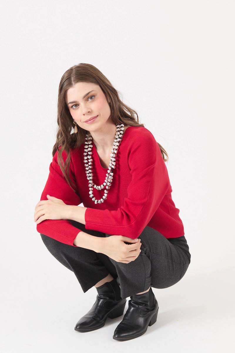 SWEATER ROJO COD 5414406 - 1