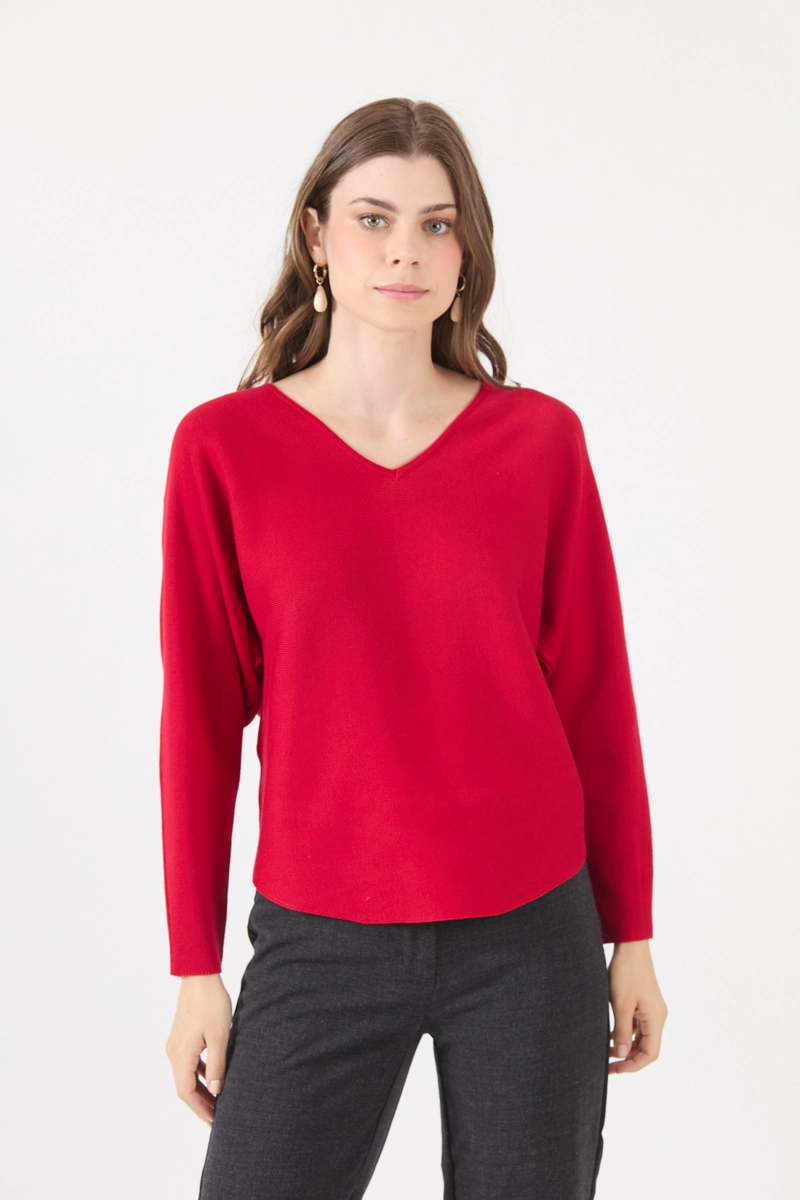 SWEATER ROJO COD 5414406 - 3