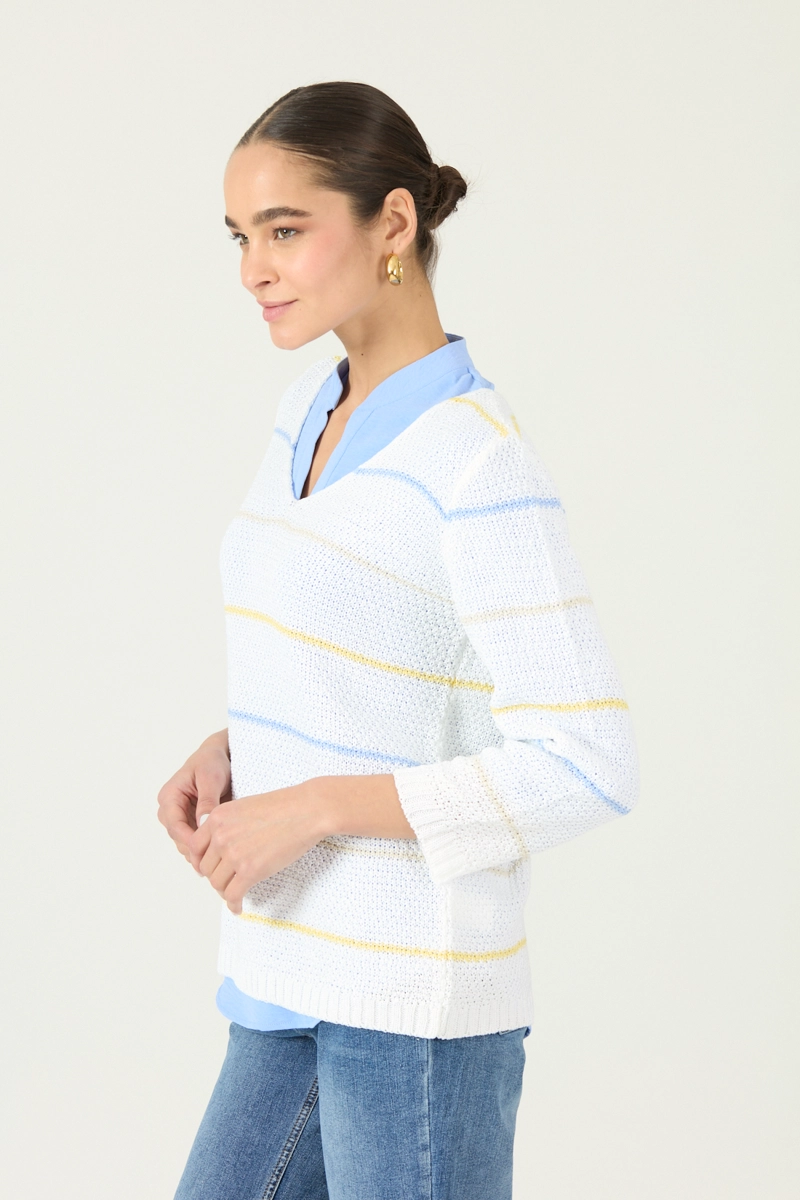 SWEATER BLANCO COD 5406305 - 4