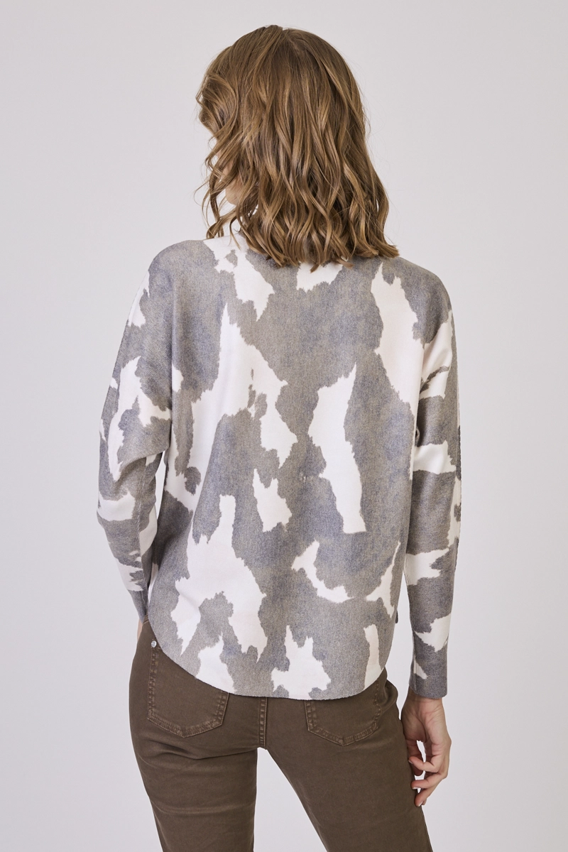 SWEATER ESTAMPLADO CRUDO COD 5414186 - 4