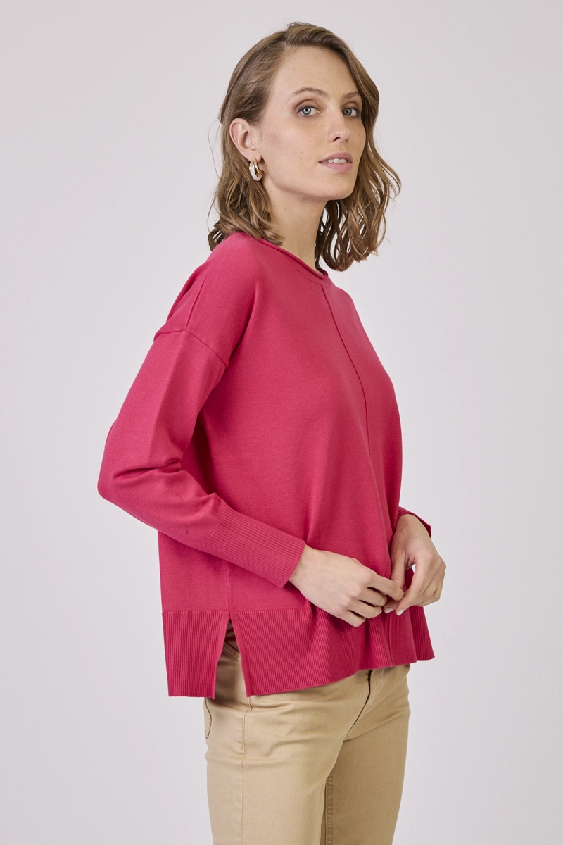 SWEATER FUCSIA COD 5414096 - 3