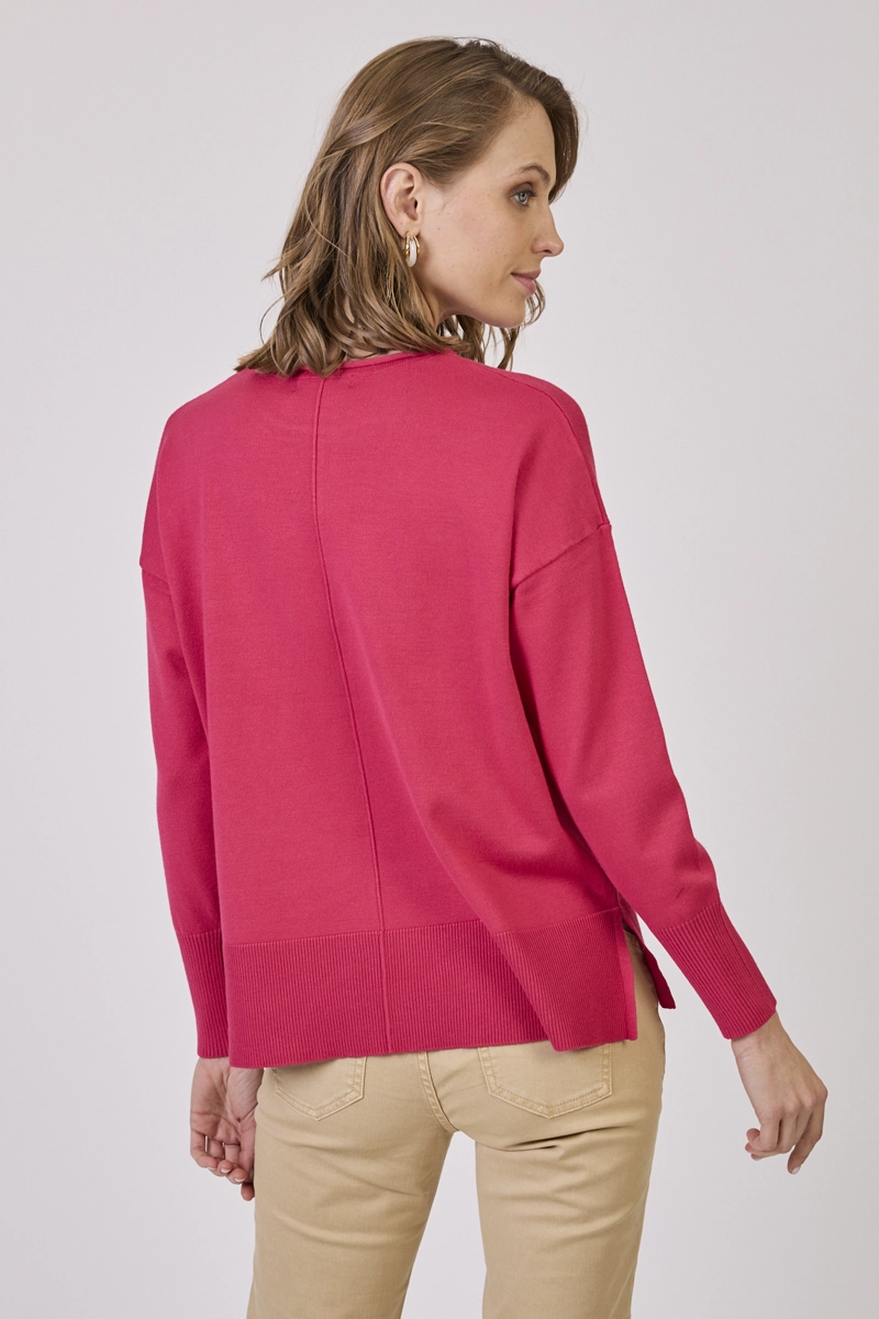 SWEATER FUCSIA COD 5414096 - 4