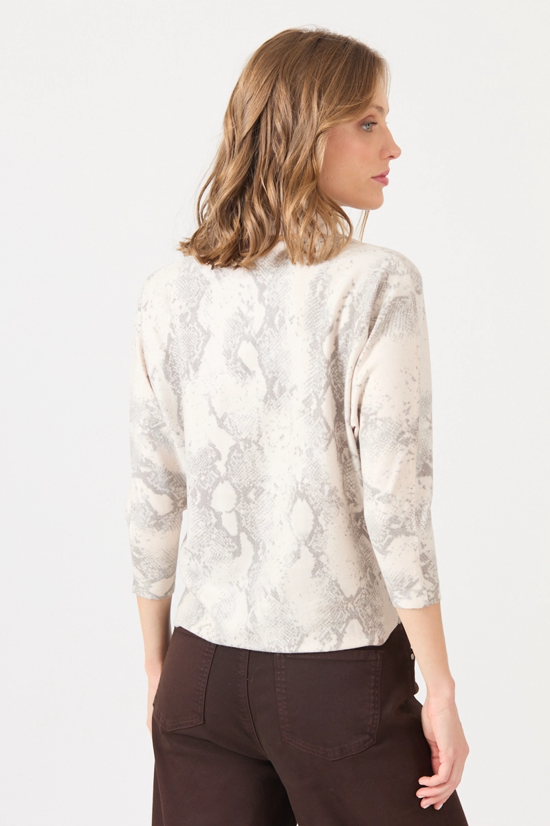 SWEATER ANIMAL PRINT CRUDO COD 5414296 - 4