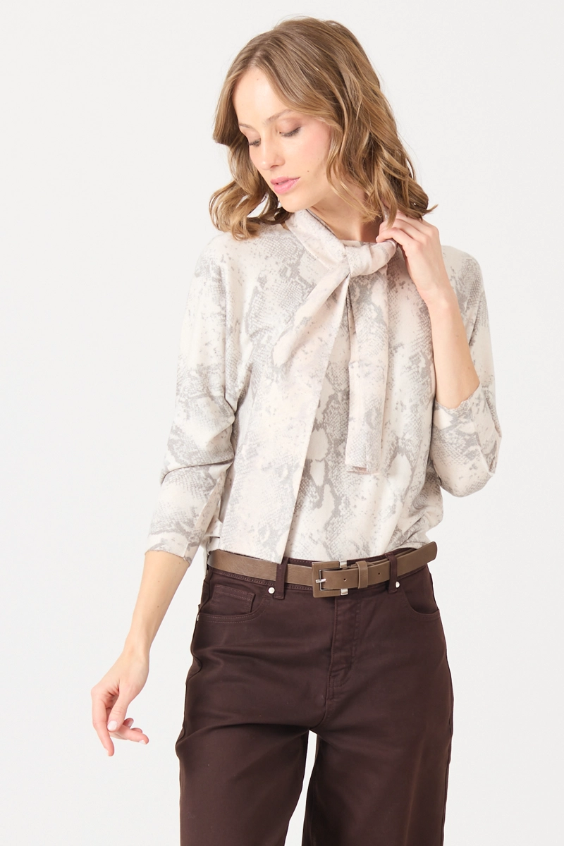SWEATER ANIMAL PRINT CRUDO COD 5414296 - 5